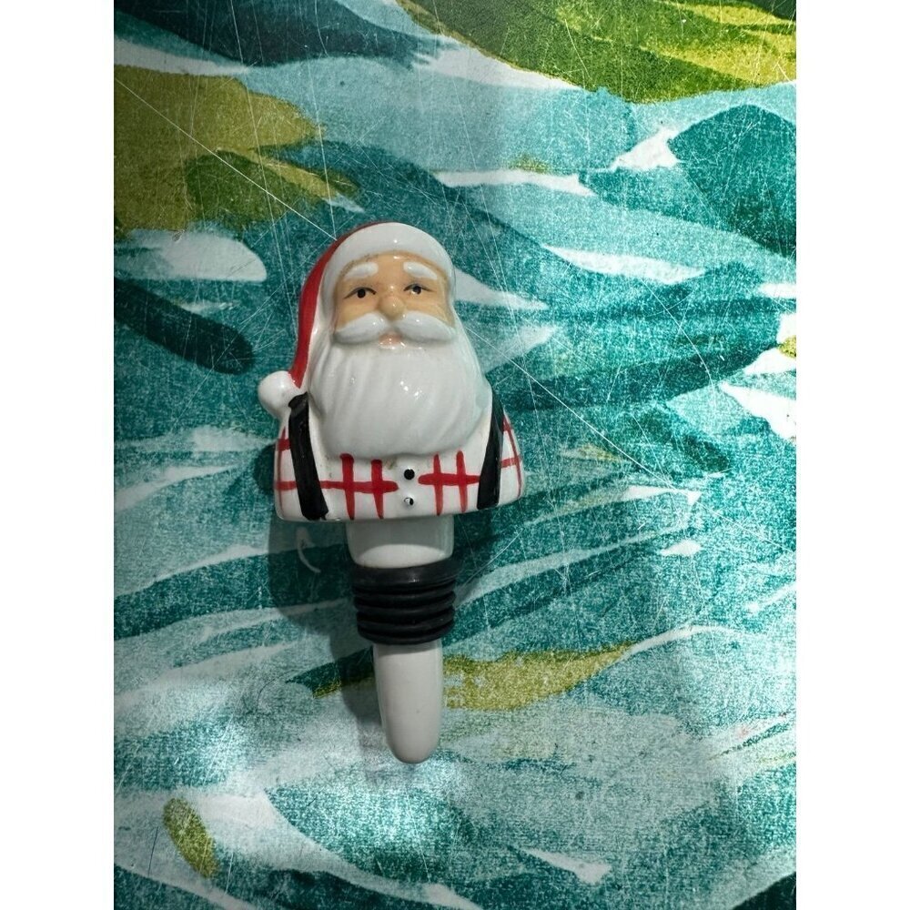 Santa Claus wine stopper